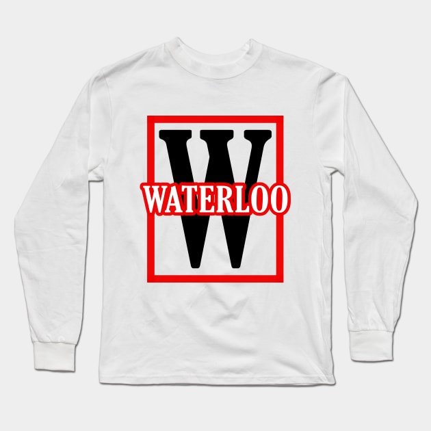 Waterloo Long Sleeve T-Shirt by colorsplash